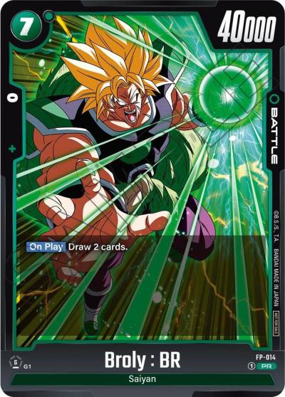 Broly BR FP-014 Fusion World Promotion Cards and Packs Fusion World card