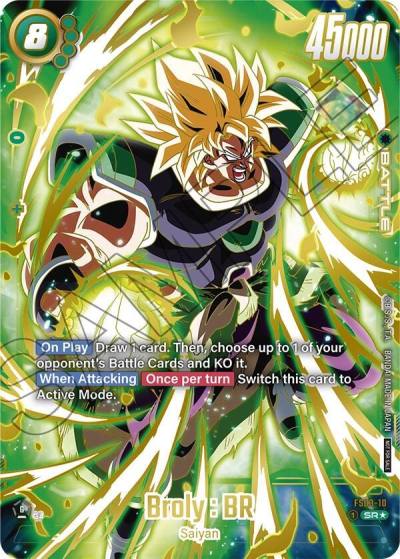 Broly BR FS03-10 Tournament and Championship Promos Fusion World card