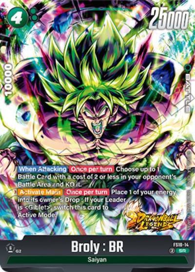 Broly BR FS10-14 Starter Deck 10: Giblet Fusion World card