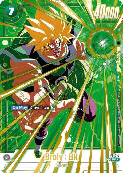 Broly BR Selection Pack 01 Finalist FP-014 Tournament and Championship Promos Fusion World card