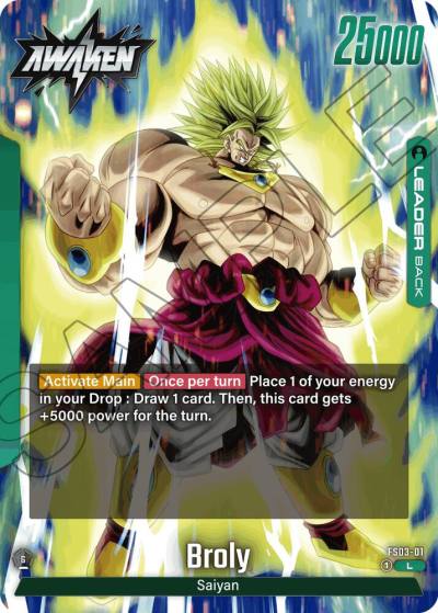 Broly FS03-01 Starter Deck 3: Broly Fusion World card