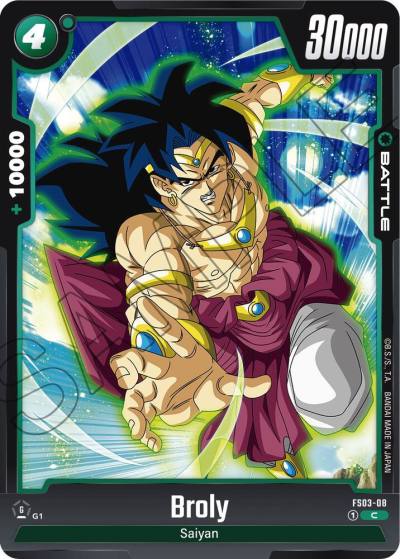 Broly FS03-08 Starter Deck 3: Broly Fusion World card