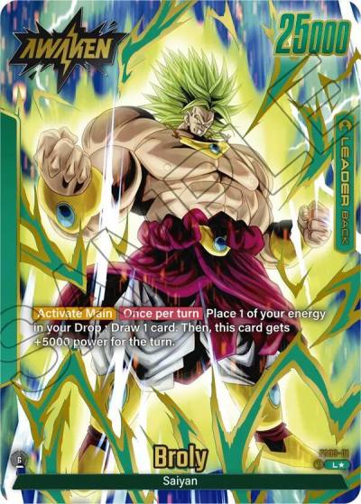 Broly Gold FS03-01 Fusion World Promotion Cards and Packs Fusion World card
