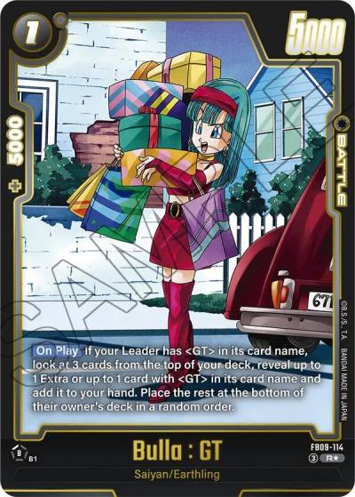Bulla GT Alternate Art FB09-114 Dual Evolution Fusion World card