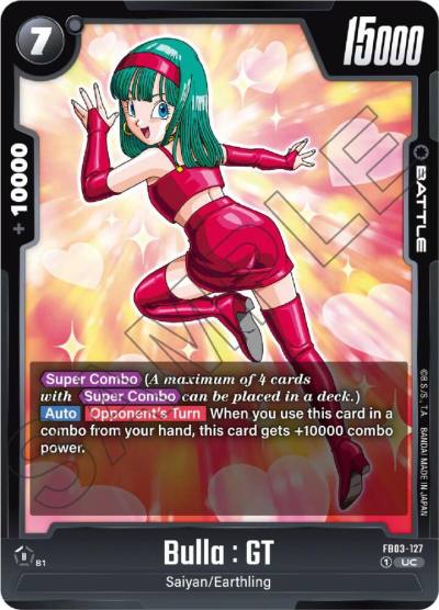 Bulla GT FB03-127 Raging Roar Fusion World card