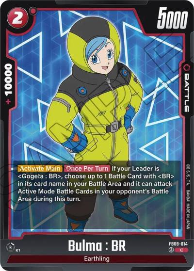 Bulma BR FB09-014 Dual Evolution Fusion World card