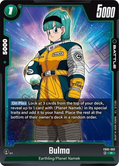 Bulma FB05-062 New Adventure Fusion World card
