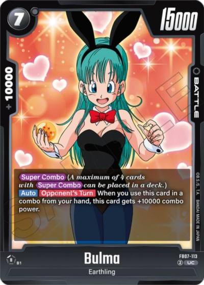 Bulma FB07-113 Wish For Shenron Fusion World card