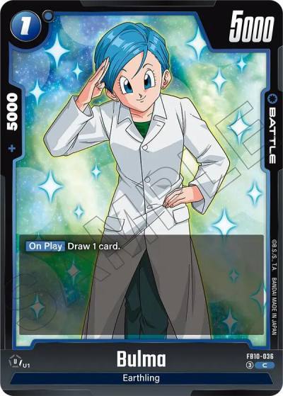 Bulma FB10-036 Cross Force Fusion World card
