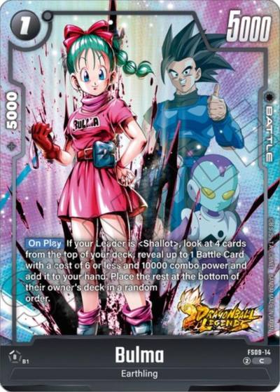 Bulma FS09-14 Starter Deck 9: Shallot Fusion World card