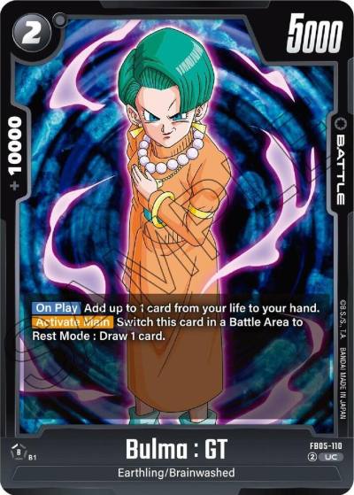 Bulma GT FB05-110 New Adventure Fusion World card