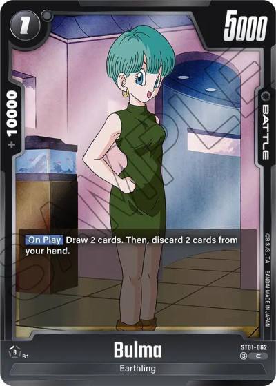 Bulma ST01-062 Story Booster 01 Fusion World card