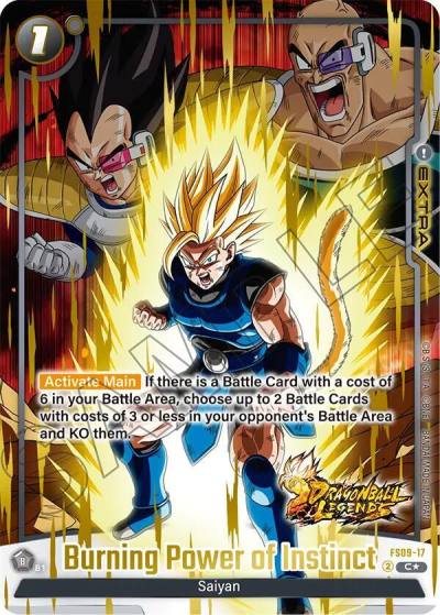 Burning Power of Instinct Bonus Pack Alternate Art FS09-17 Starter Deck 9: Shallot Fusion World card