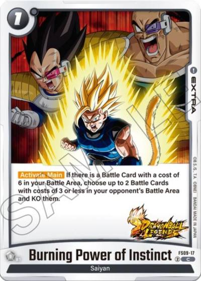 Burning Power of Instinct FS09-17 Starter Deck 9: Shallot Fusion World card