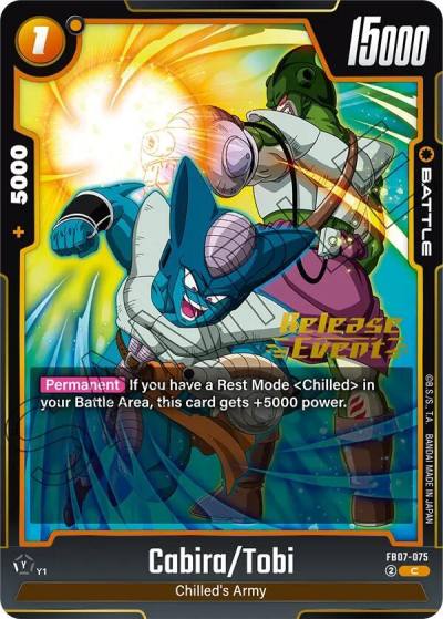 Cabira Tobi FB07-075 Wish For Shenron Release Event Cards Fusion World card