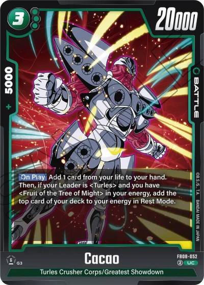 Cacao FB08-052 Saiyan's Pride Fusion World card