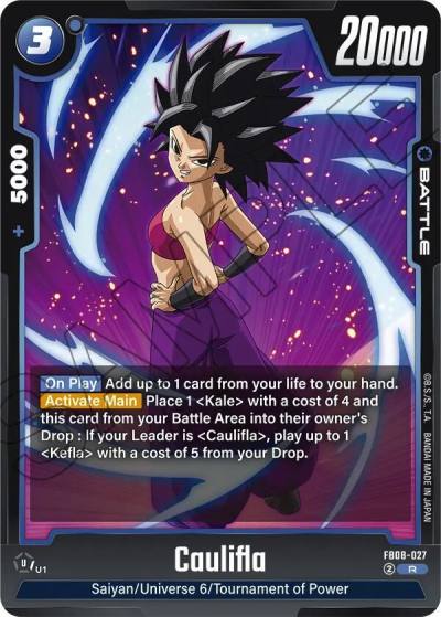 Caulifla FB08-027 Saiyan's Pride Fusion World card