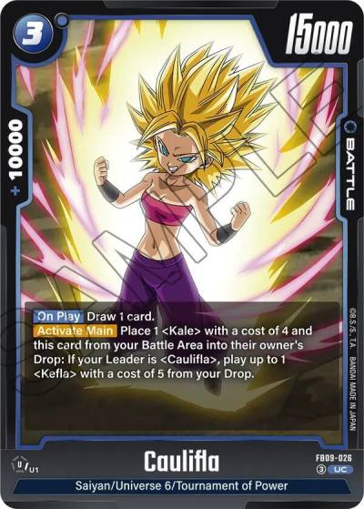 Caulifla FB09-026 Dual Evolution Fusion World card