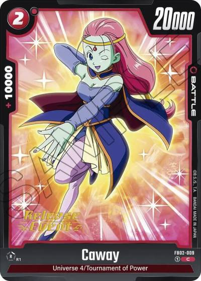 Caway FB02-009 Blazing Aura Release Event Cards Fusion World card