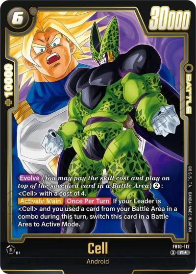 Cell Alternate Art FB10-112 Cross Force Fusion World card