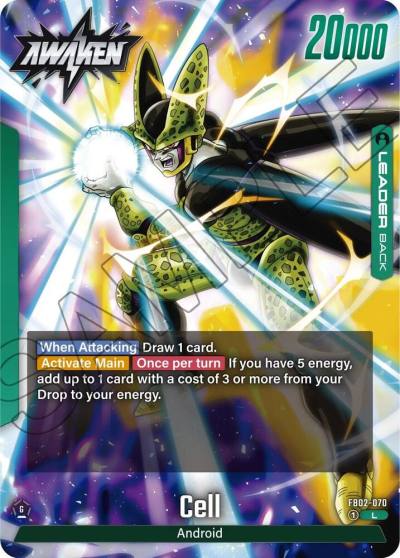Cell FB02-070 Blazing Aura Fusion World card