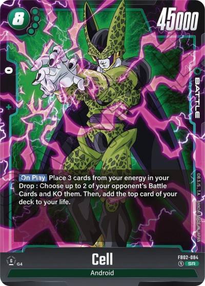 Cell  FB02-084 Blazing Aura Fusion World card