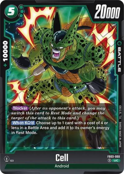 Cell FB03-060 Raging Roar Fusion World card