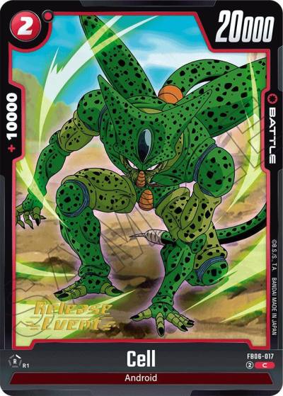 Cell FB06-017 Rivals Clash Release Event Cards Fusion World card