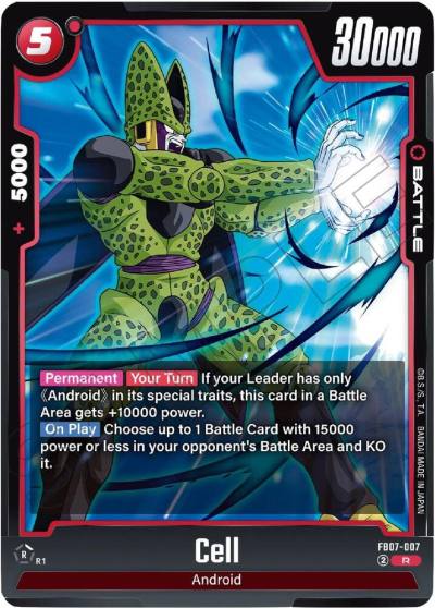 Cell FB07-007 Wish For Shenron Fusion World card
