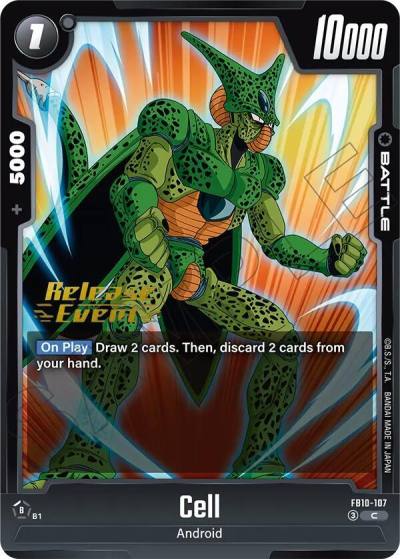 Cell FB10-107 Cross Force Release Event Cards Fusion World card