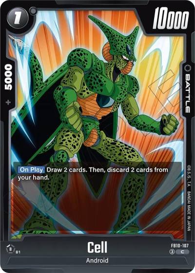 Cell FB10-107 Cross Force Fusion World card