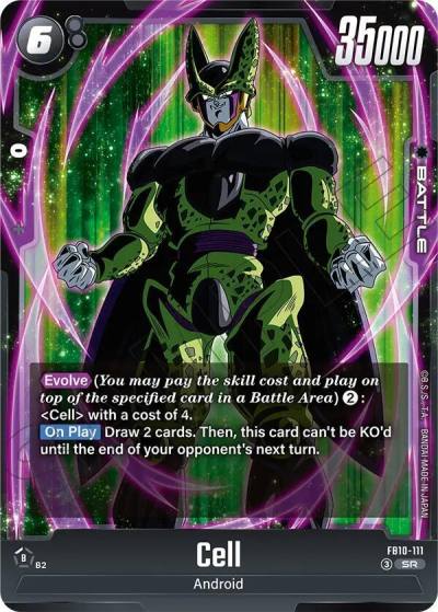 Cell FB10-111 Cross Force Fusion World card