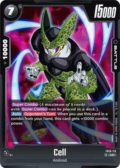 Cell FB10-113 Cross Force Fusion World card