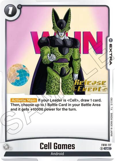Cell Games FB10-117 Cross Force Release Event Cards Fusion World card