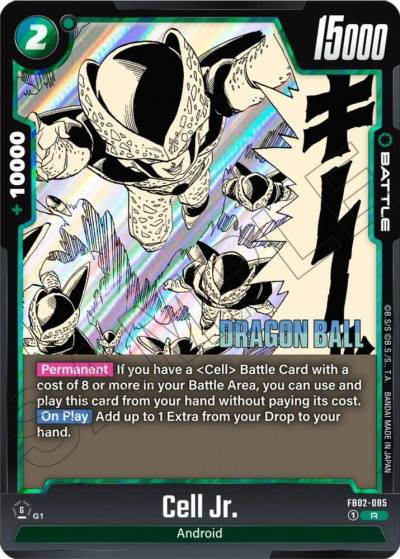 Cell Jr FB02-085 Manga Booster 01 Fusion World card