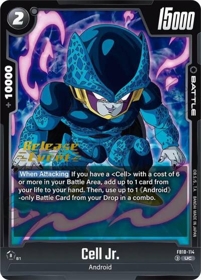 Cell Jr FB10-114 Cross Force Release Event Cards Fusion World card