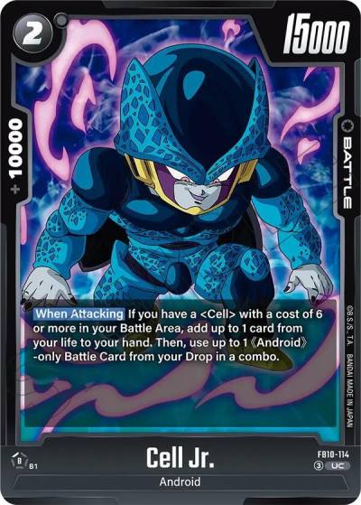 Cell Jr FB10-114 Cross Force Fusion World card