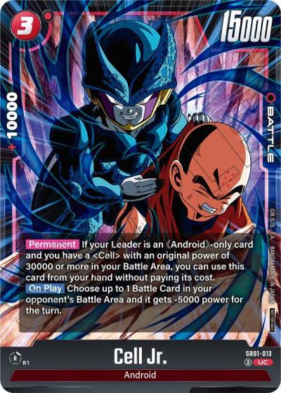 Cell Jr Limited Pack 02 SB01-013 Tournament and Championship Promos Fusion World card