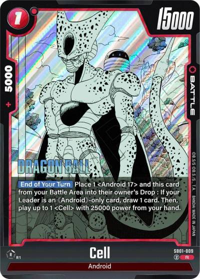 Cell SB01-009 Manga Booster 01 Fusion World card