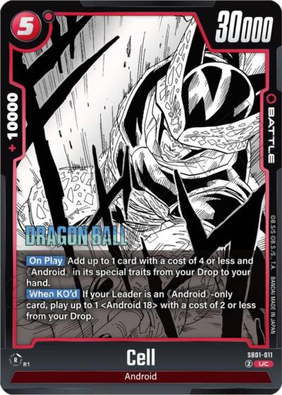 Cell SB01-011 Manga Booster 01 Fusion World card