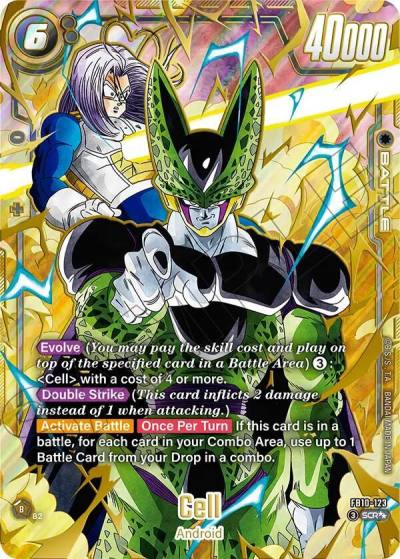 Cell Super Alternate Art FB10-123 Cross Force Fusion World card