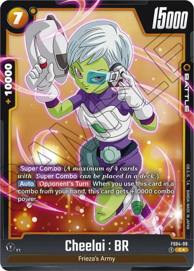 Cheelai BR Bonus Pack Alternate Art FS04-09 Starter Deck 4: Frieza Fusion World card