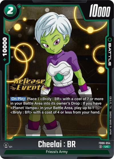 Cheelai BR FB06-054 Rivals Clash Release Event Cards Fusion World card