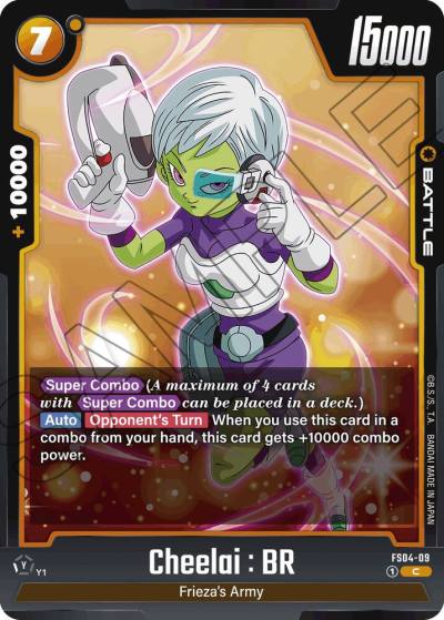Cheelai BR FS04-09 Starter Deck 4: Frieza Fusion World card