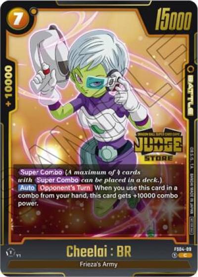 Cheelai BR Judge Pack Store Judge 01 FS04-09 Tournament and Championship Promos Fusion World card