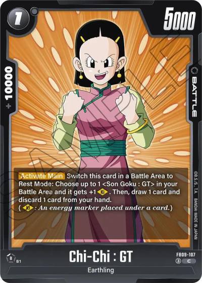 Chi Chi GT FB09-107 Dual Evolution Fusion World card