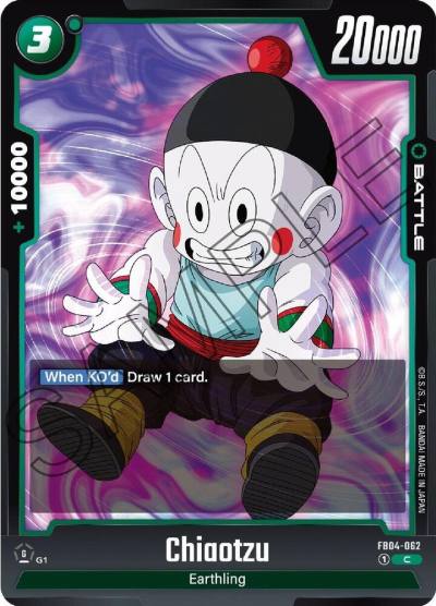 Chiaotzu FB04-062 Ultra Limit Fusion World card