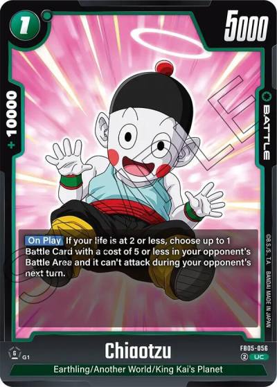 Chiaotzu FB05-056 New Adventure Fusion World card
