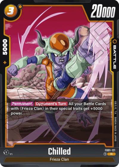 Chilled FB01-121 Awakened Pulse Fusion World card