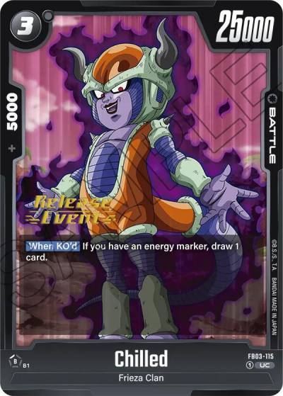 Chilled FB03-115 Raging Roar Release Event Cards Fusion World card